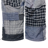 JUNYA WATANABE COMME des GARCONS MAN ジュンヤワタナベ コムデギャルソンマン WO-P044 AD2014 異素材 パッチワークパンツ グレー sizeS 瑞穂店