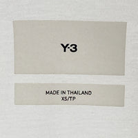 Y-3 ワイスリー IQ2147 バックビッグプリント ロングTシャツ ホワイト sizeXS 瑞穂店
