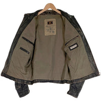 Angelo Litrico アンジェロリトリコ AIR CARGO ASSOCIATION レザージャケット ブラック Size XL 福生店
