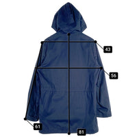 70's SEARS シアーズ ACTI-SLIK アクティスリック Hooded Jacket フルジップ フーディー ジャケット IDEALジップ ネイビー USA製 Size M 福生店
