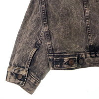 80's Levi's リーバイス ケミカルウォッシュ ブラックデニムジャケット 70507-0253 87年 Size XL 福生店