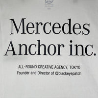 MERCEDES ANCHOR INC. メルセデス アンカーインク 刺繡 Tシャツ ホワイト sizeL 瑞穂店