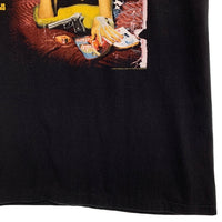 90's PULP FICTION パルプフィクション プリントTシャツ ブラック USA製 ウィンターランド 袖裾シングル Size L 福生店
