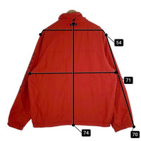 NAUTICA ノーティカ リバーシブル ナイロン フリース ジップアップジャケット レッド ホワイト ネイビー Size XXL 福生店