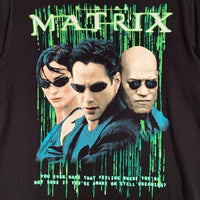 00's THE MATRIX マトリックス プリントTシャツ ブラック オフィシャル Size L 福生店