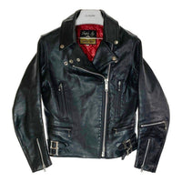 TRIPLE SIX 666 トリプルシックス レザー ダブルライダースジャケット ブラック レディース size34 瑞穂店