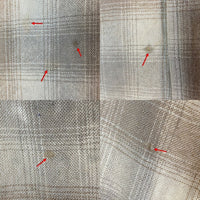 PENDLETON ペンドルトン 80's 白タグ ウール オンブレチェック ウエスタンシャツ ブラウン×ベージュ sizeL 瑞穂店