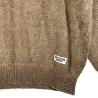WACKO MARIA ワコマリア 24AW MOHAIR CREW NECK SWEATER モヘア クルーネックセーター TYPE-1 ベージュ 24FW-WMK-KN23 Size M 福生店