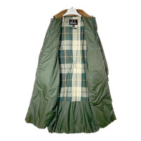 Barbour バブアー 232LQU1671 リ エンジニアード" Marsett キルティング コート ベロア切替 グリーン size10 (L相当) 瑞穂店
