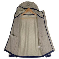 Karrimor カリマー journey parka ジャーニーパーカー ジップアップニットパーカー グレー ネイビー 27-13F Size L 福生店