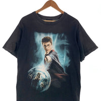 00's Harry Potter ハリーポッター 炎のゴブレット プリントTシャツ ブラック ムービー Size M-L 相当 福生店