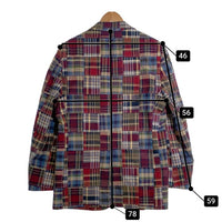 346 Brooks Brothers ブルックスブラザーズ コットン パッチワーク 2B テーラードジャケット マルチチェック Size US 42R 福生店