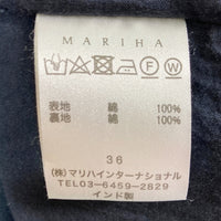 MARIHA マリハ 夢見るマーメイド ロングスカート ドット柄 ネイビー size36 瑞穂店