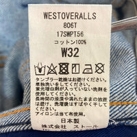 WESTOVERALLS ウエストオーバーオールズ 806T テーパード デニムパンツ インディゴ size32 瑞穂店