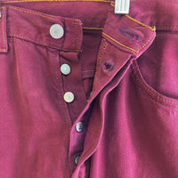 Levi's リーバイス 90s USA製 501 後染め カラー デニムパンツ パープル sizeW34 瑞穂店