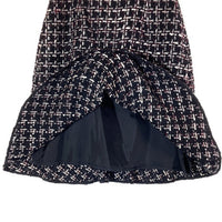 ANAYI アナイ ツイード スカート リボンテープ ブラック size36 瑞穂店