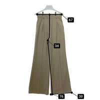 CLANE クラネ 11110-7112 SEMI WIDE TUCK PANTS タックパンツ ベージュ size1 瑞穂店