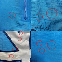 90`s STARTER スターター NORTH CARIFORNIA ハーフジップ ナイロン ジャケット ライトブルー Size L 瑞穂店