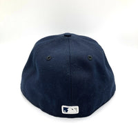 NEW ERA ニューエラ 59FIFTY ニューヨークヤンキース ベースボールキャップ ネイビー size7 3/8 瑞穂店