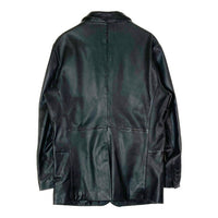 LICORICE リコリス ラムレザー テーラードジャケット ブラック sizeLL 瑞穂店