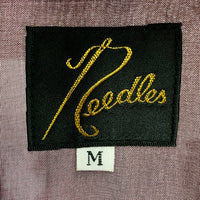 Needles ニードルズ S/S Classic Shirt クラシックシャツ 開襟 半袖 ジャカード オリーブ MR135 Size M 瑞穂店