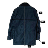 HIGH STANDARD SPORTS WEAR ハイスタンダードスポーツウェアー コットン ハーフコート ブラック sizeLARGE REGULAR※襟に毛玉あり 瑞穂店