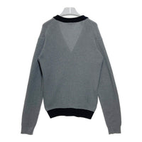 LACOSTE ラコステ ハイブリッドワッフルニット カーディガン グレー ブラック AH147EL Size FR3 瑞穂店