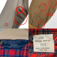 70's Sears シアーズ ハリントンジャケット ジップアップジャケット ベージュ Size M 福生店
