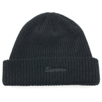 SUPREME シュプリーム Loose Gauge Beanie ルーズゲージビーニー アクリル ニットキャップ ブラック 同色 ワングラム期 福生店