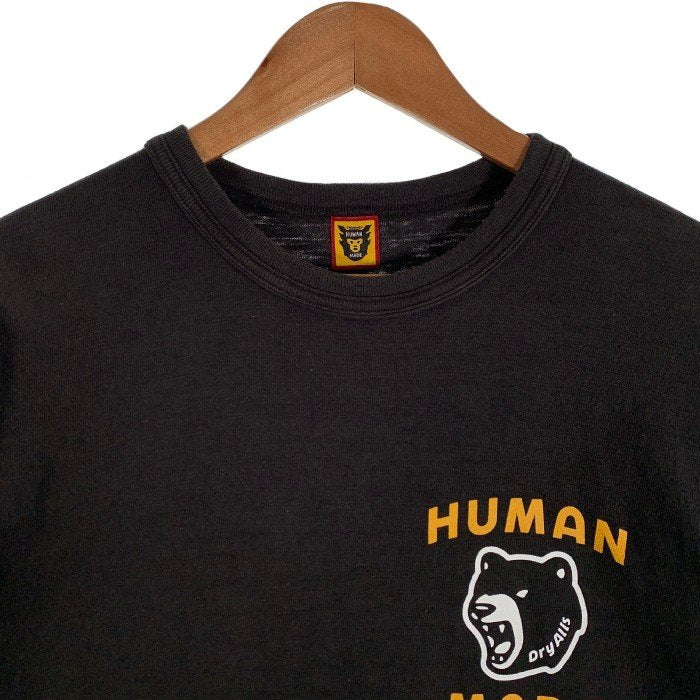 HUMAN MADE ヒューマンメイド S/S TEE プリントTシャツ ブラック 熊 Size XL 福生店