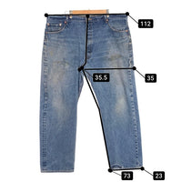 00's Levi's リーバイス 501 ボタンフライ テーパードデニムパンツ インディゴ メキシコ製 Size 46×32 福生店
