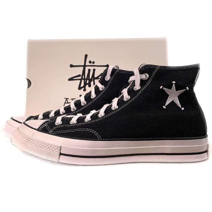 CONVERSE コンバース CHUCK 70 HI CT70 チャックテイラー ハイカットスニーカー STUSSY ステューシー ブラック  A01765C Size 29.5cm 福生店