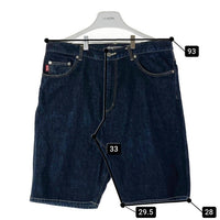 STUSSY ステューシー 00's バギーデニムショーツ インディゴ size34 瑞穂店