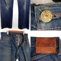 FREEWHEELERS フリーホイーラーズ 601XX ストレートデニムパンツ ジーンズ インディゴ Size 32×34 福生店
