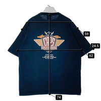 Harley-Davidson ハーレーダビッドソン USA製 ANVIL製 シングルステッチ COPENHAGEN DENMARK ヘンリーネックTシャツ ブラック sizeXL 瑞穂店