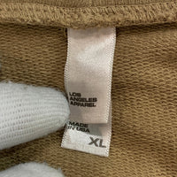 Los Angeles apparel ロサンゼルスアパレル プルオーバースウェットパーカー ベージュ Size XL 福生店
