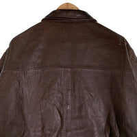 90's Polo by Ralph Lauren ポロバイラルフローレン Genuine Leather Jacket ラムレザー ジャケット ブラウン Size XL 福生店
