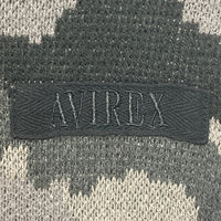 AVIREX 783-4240603 COLOR COMBI KNIT TOPS カラーコンビ ニット グレー 瑞穂店