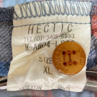HECTIC ヘクティク AW04 チェック 長袖ネルシャツ ブルー sizeXL 瑞穂店