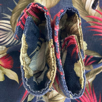 ENGINEERED GARMENTS エンジニアードガーメンツ ボタニカル柄 フード付き 胸ポケット プルオーバー ネイビー sizeM 瑞穂店