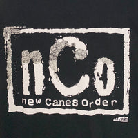 00's new canes order プリントTシャツ n.w.oパロディ ブラック Size L 福生店