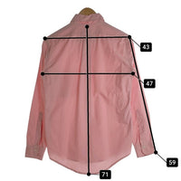 Brooks Brothers ブルックスブラザーズ Makers スーピマコットン ボタンダウンシャツ 長袖 ピンク USA製 Size 15 1/2 福生店