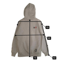 EXAMPLE エグザンプル PLAYBOY プレイボーイ プルオーバー フーディー パーカー アッシュグレー Size XL 福生店