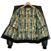 Evisen Skateboards エビセン スケートボード WYE'Ⅱ BE BACK LEATHER DOWN 羊革 ラムレザー ダウン ジャケット ブラック Size XL 福生店