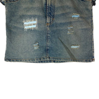 D&G DOLCE&GABBANA ドルチェアンドガッバーナー ダメージ加工 デニム フリルスカート インディゴ size38 瑞穂店