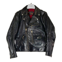 THE FLAT HEAD フラットヘッド WRJ-53A ダブルライダース ジャケット ブラウン size36 瑞穂店