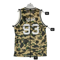 A BATHING APE アベイシングエイプ APE CAMO BASKETBALL TANKTOP バスケットボール タンクトップ ブラウン sizeL 瑞穂店