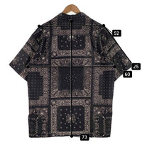 THE NORTH FACE ノースフェイス ザ ノースフェイス CLIMBING SUMMER SHIRT バンダナ柄 サマーシャツ 半袖 ブラック NR21931 Size XL 福生店