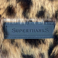 SUPERTHANKS スーパーサンクス ST184 JK006A レオパード柄 ファージャケット ブラウン sizeL 瑞穂店