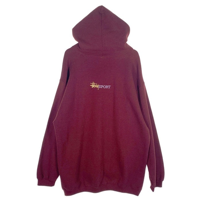 90's STUSSY ステューシー BASIC-S プリント プルオーバースウェット